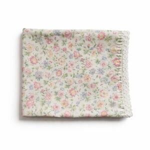 Vintage Westpoint Stevens Pink Floral Lace Pillowcase Cottagecore Shabby Chic